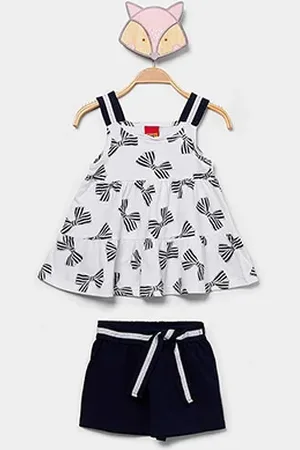 KYLY Conjunto Infantil Laço Menina
