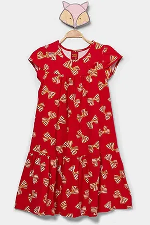 KYLY Vestido Infantil Laço Menina