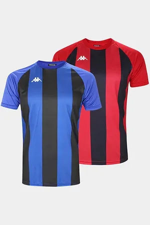 Kappa Kit Camisa Fardamento Verticale Masculina 2 Peças