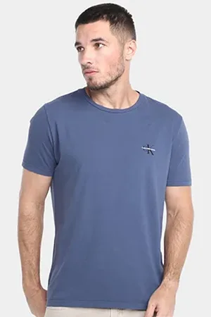Calvin Klein Camiseta Jeans Casual Masculina