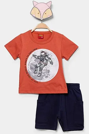 KYLY Conjunto Infantil Curto Astronauta Menino