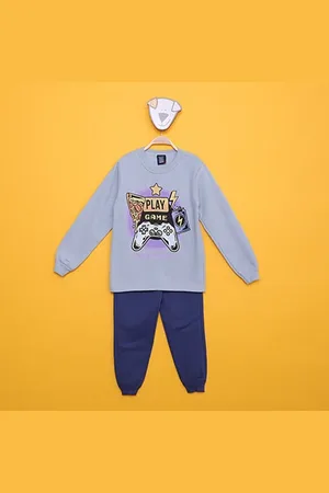 MIA Kids Conjunto Infantil Moletom Miá Kids Estampado Game Menino