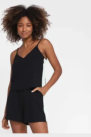 Lunender Conjunto Casual Bicolor Feminino