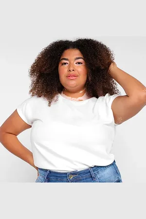 Lunender Blusa Plus Size Lisa Feminina