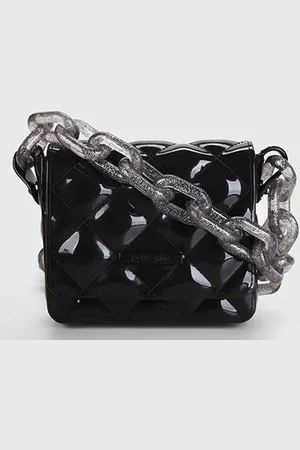 Petite Jolie Bolsa Glitter Dark Feminina
