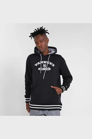 New Era Moletom New York Yankees College Rounded Cangur Masculino