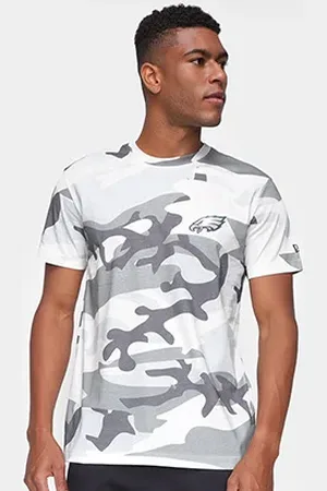 New Era Camiseta Philadelphia Eagles Military Total Camo Masculina