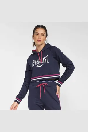 Everlast Moletom Cropped C/ Capuz Feminino