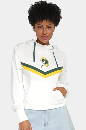 Nike Blusa Moletom NFL Green Bay Packers Historic Dri-Fit Com Capuz Feminina