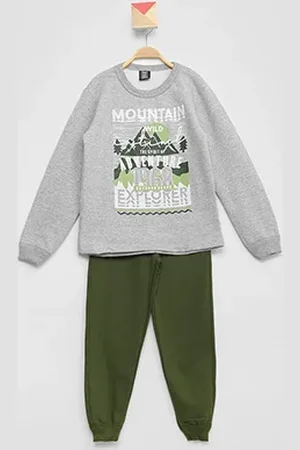 MIA Kids Conjunto Moletom Infantil Miá Kids Estampado Tokyo Menino