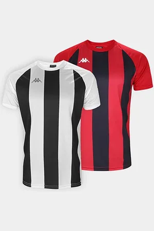Kappa Kit Camisa Fardamento Verticale Masculina 2 Peças