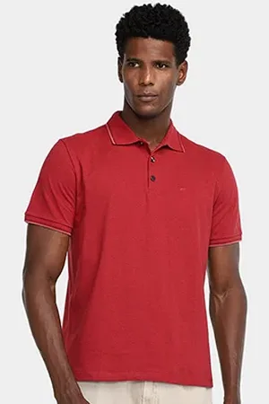 Ellus Camisa Polo Piquet Melange Classic Masculina