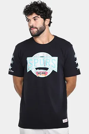 Mitchell & Ness Camiseta San Antonio Spurs Team Star Masculina
