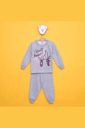 MIA Kids Conjunto Moletom Infantil Miá Kids Estampado Bailarina Menina