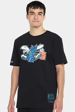 Mitchell & Ness Camiseta Charlotte Hornets NBA Teams Masculina