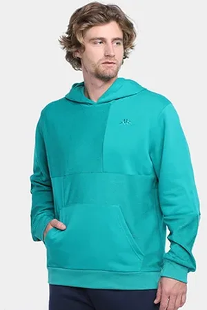 Kappa Moletom Banda Gwill Graphik Banda Tape Masculino