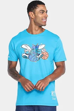 Mitchell & Ness Camiseta Charlotte Hornets NBA Teams Masculina