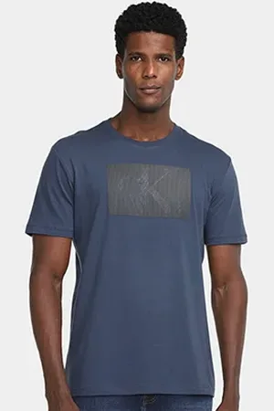Calvin Klein Camiseta Masc Palm Trees And Logo Masculina