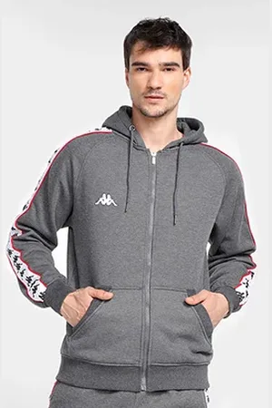 Kappa Jaqueta Moletom Due Due Masculina