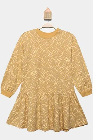Hering Vestido Infantil Manga 3/4 Poá