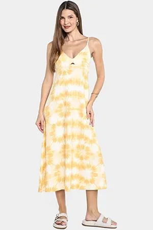 Hering Vestido Midi Tie Dye