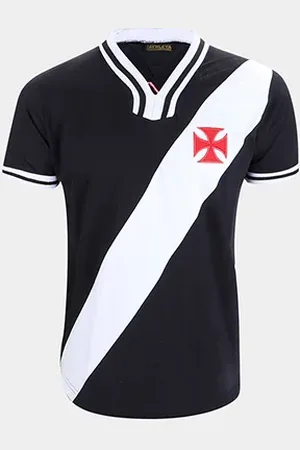 Athleta Camisa Vasco Retrô 1974 Masculina