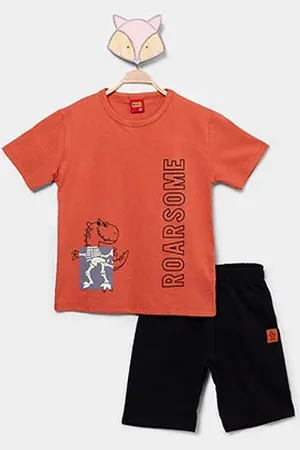 KYLY Conjunto Infantil Curto Dino Menino