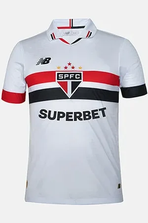 New Balance Camisa São Paulo I 24/25 s/n° Torcedor Masculina