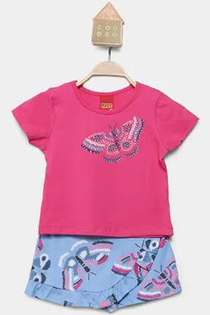 KYLY Conjunto Curto Infantil Menina