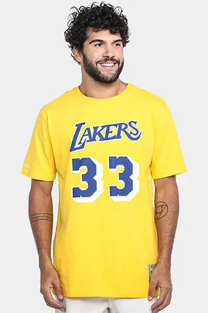 Mitchell & Ness Camisa La Lakers NBA Abdul Masculina