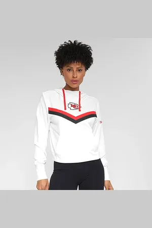 Nike Blusa Moletom NFL Kansas City Chiefs Historic Dri-Fit Com Capuz Feminina