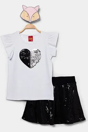 KYLY Conjunto Infantil Curto Love Menina