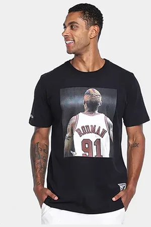 Mitchell & Ness Camiseta Chicago Bulls Slam Rodman Masculina