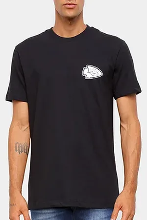 New Era Camiseta Black Pack NFL Kansas City Chiefs Logo Shield Masculina