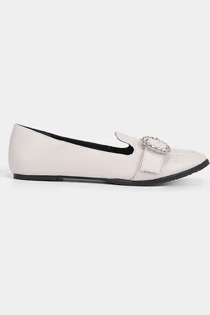 Shoestock Mocassim Fivela Strass Feminino