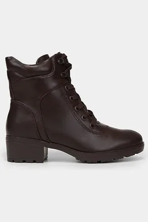 MOONCITY Bota Coturno Tratorada Feminina