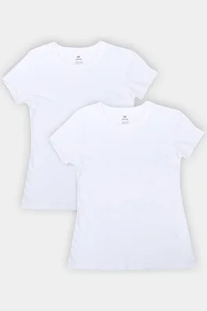 Hering Kit Camiseta Básica Manga Curta Feminina 2 Peças
