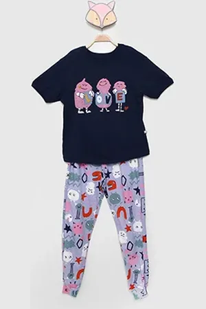 Hering Pijama Infantil Longo Kids Coração Menina