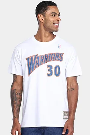 Mitchell & Ness Camiseta Golden State Warriors Curry Masculina