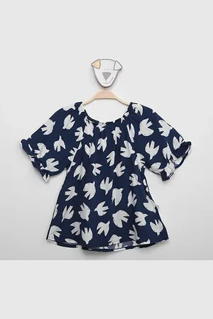 Hering Blusa Infantil Bata Ombro A Ombro Com Babados Menina