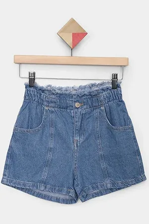 Hering Short Jeans Infantil Kids Slouchy Menina