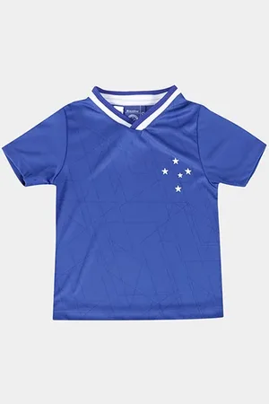 Braziline Camisa Cruzeiro Infantil Celeste