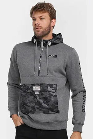 Ecko Moletom Estampado Com Capuz Masculino