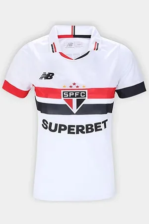 New Balance Camisa São Paulo I 24/25 s/n° Torcedor Feminina