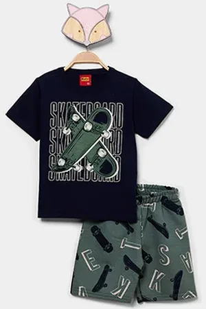 KYLY Conjunto Infantil Curto Skate Menino
