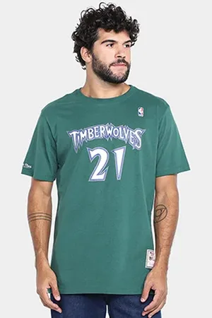 Mitchell & Ness Camiseta Minnesota Timberwolves Garnett Masculina