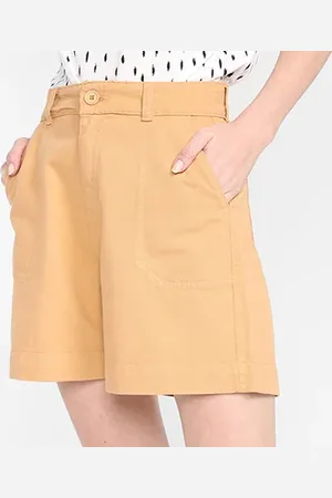 Hering Short Sarja Cintura Alta Feminino