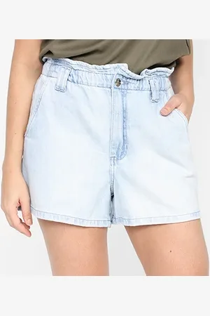 Hering Short Jeans Clochard Cintura Alta Feminino