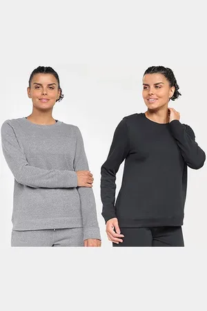 GONEW Kit Blusa Moletom Básico Feminino