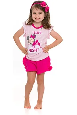 Evanilda Pijama Infantil Disney Minnie Feminino